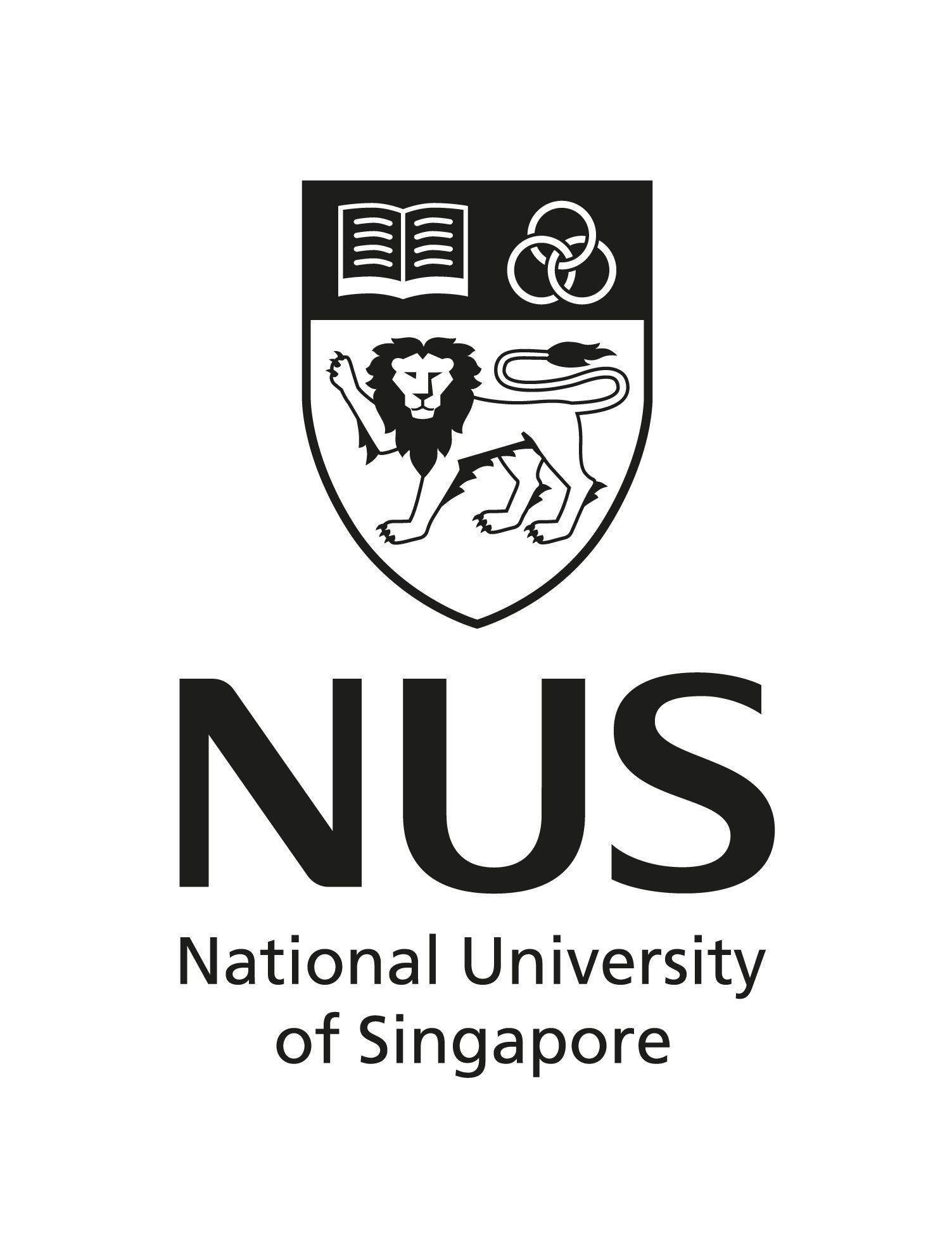 The Interview Black and White Logo - NUS - National University of Singapore Identity