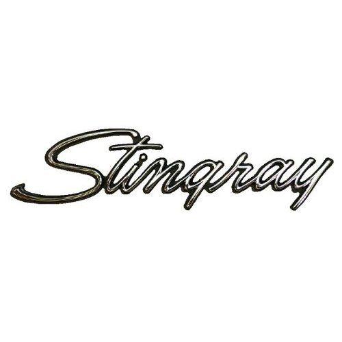 Chevrolet Stingray Logo - Amazon.com: 1968-76 Corvette Stingray Side Fender Emblem Tin Sign ...