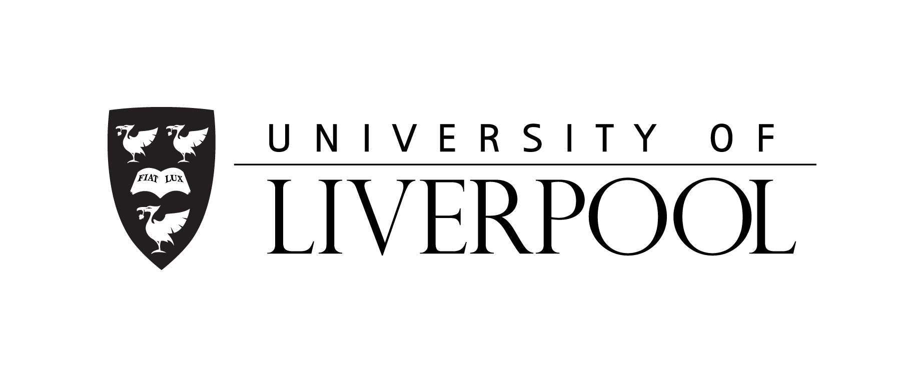 U of a Black and White Logo - The University of Liverpool