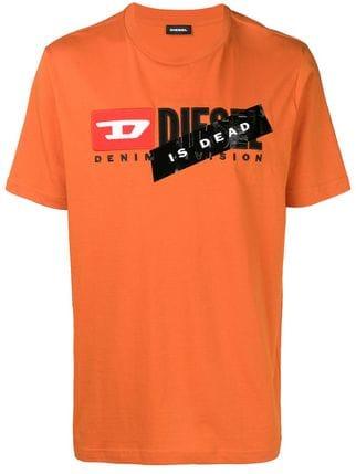Diesel Logo - Diesel logo print T-shirt $59 - Shop AW18 Online - Fast Delivery, Price