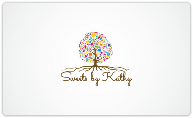 Tree Roots Logo - Logo for Sweets by Kathy | Natalia Sutkiewicz - Graphic Designer ...