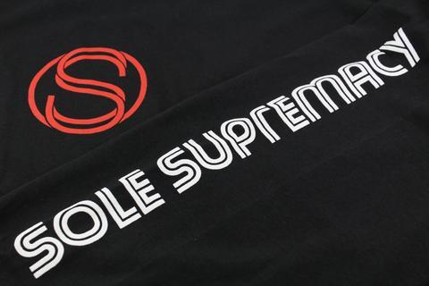 Supremacy Logo - Sole Supremacy Logo Long Sleeve BLACK RED