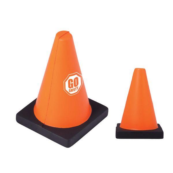 Construction Cone Logo - Construction Cone Stress Reliever - GOimprints