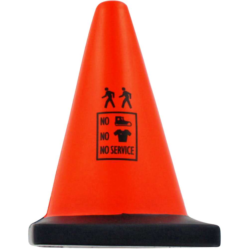 Construction Cone Logo - Promotional Construction Cone Stress Balls with Custom Logo for ...