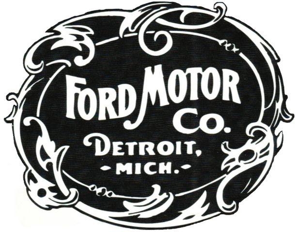 First Ford Logo - History of the Ford logo timeline