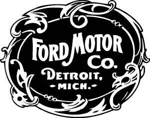 First Ford Logo - History of the Ford Logo (Blue Oval)