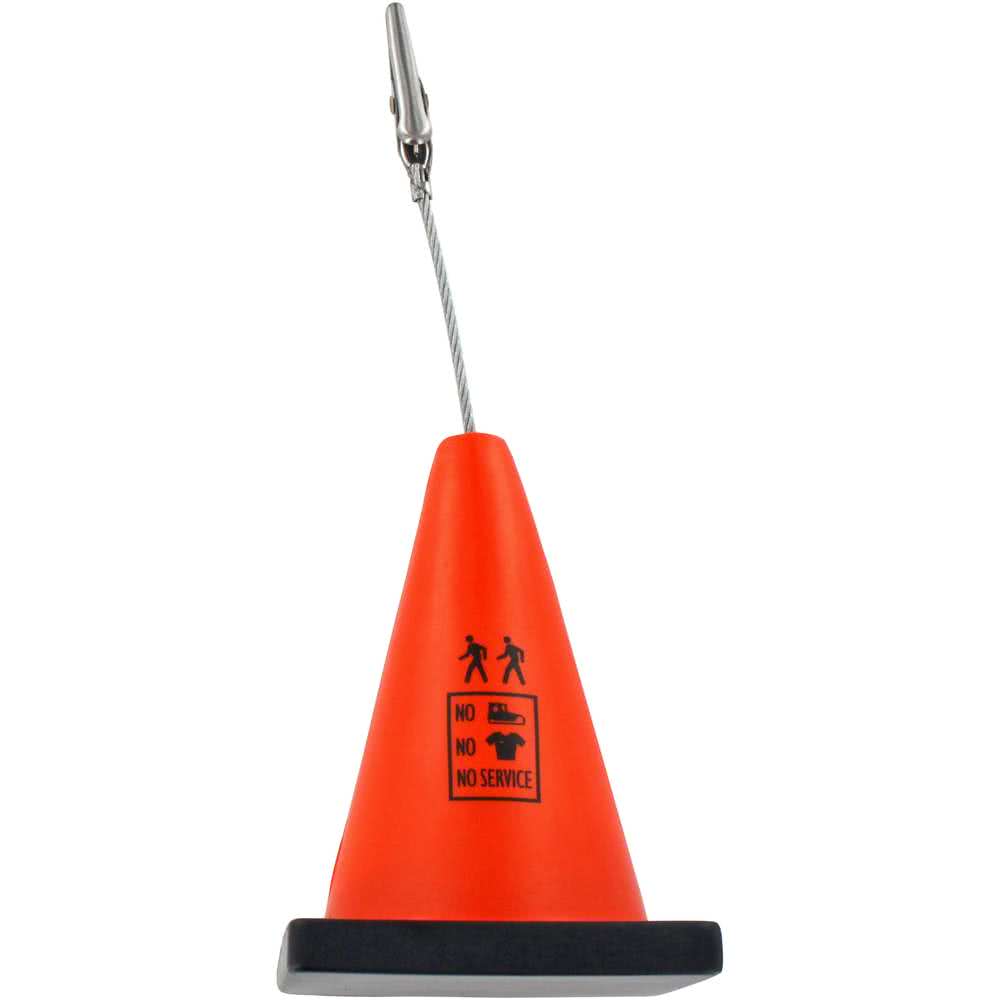 Construction Cone Logo - Promotional Construction Cone Stress Ball Memo Holders with Custom