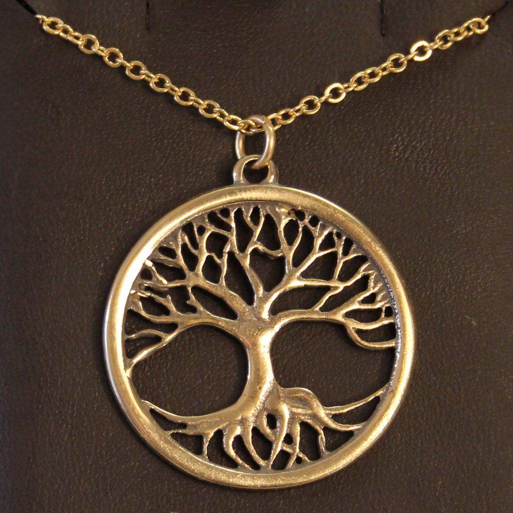 Tree Inside Circle Logo - Bronze Tree of Life Necklace – Avebury Henge Shop : Celtic & Pagan ...