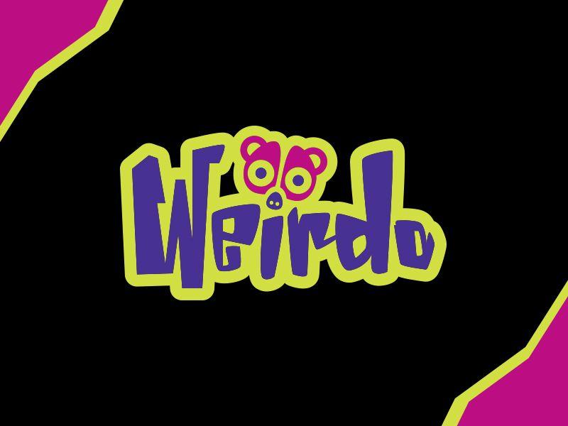 90s Clothing and Apparel Logo - Weirdo Apparel Logo Design by Justin Hobbs | Dribbble | Dribbble