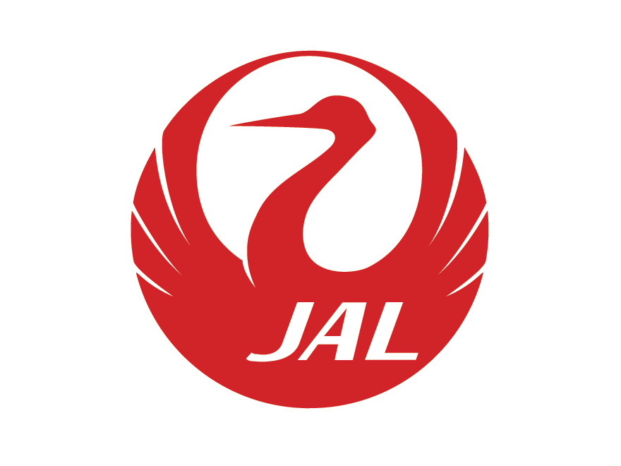 Red Crane Circle Logo - Japan Airlines logo | Logok