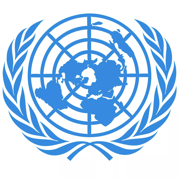 Blue United Logo - Who created the United Nations logo? - Quora