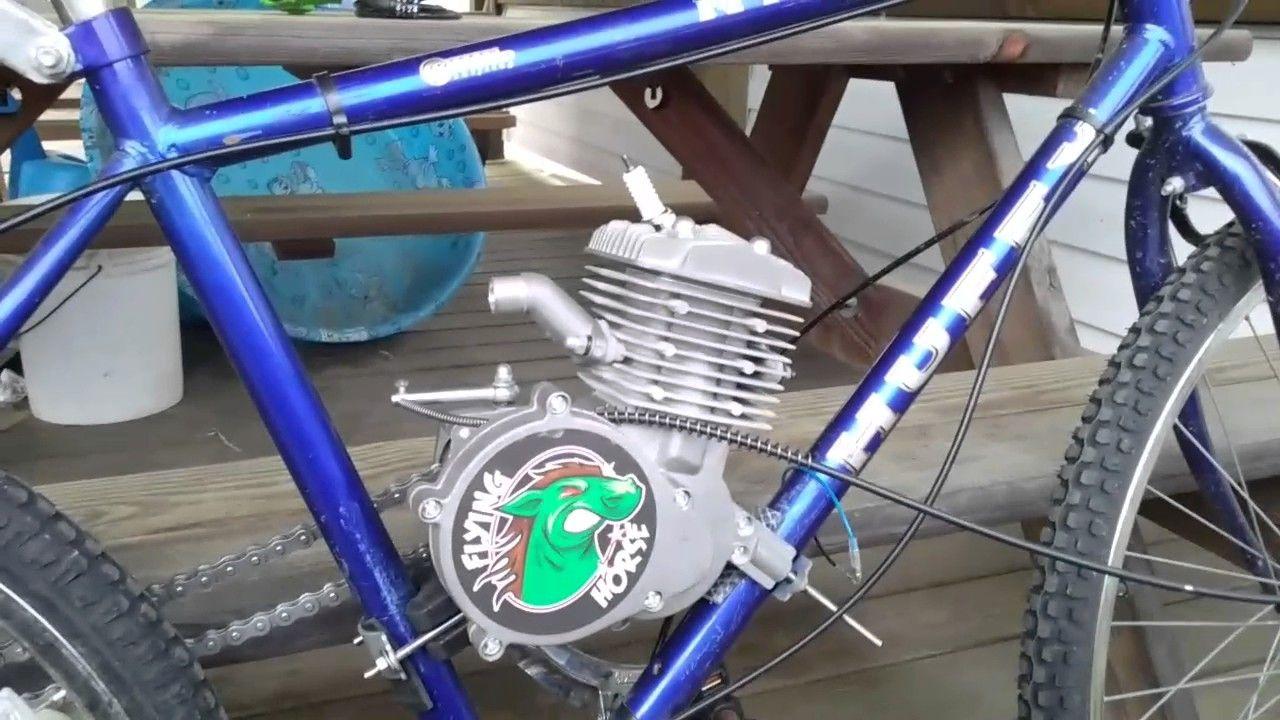 Bike Flying Horse Logo - Installation of flying horse 80cc bike engine *Beginner*