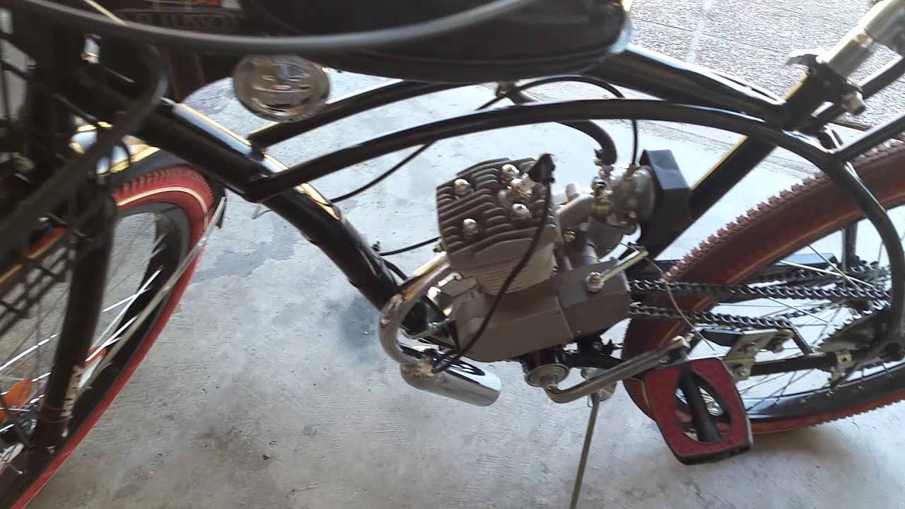 Bike Flying Horse Logo - Motorized bicycle Flying Horse 80cc kit on Walmart Huffy - YouTube