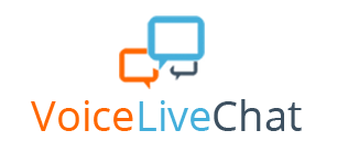 Voice Chat Logo - VoiceLiveChat. Business Chat Software