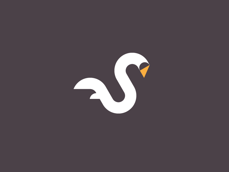 Gray Swan Logo - Swan Logo by Lara Carena | Dribbble | Dribbble