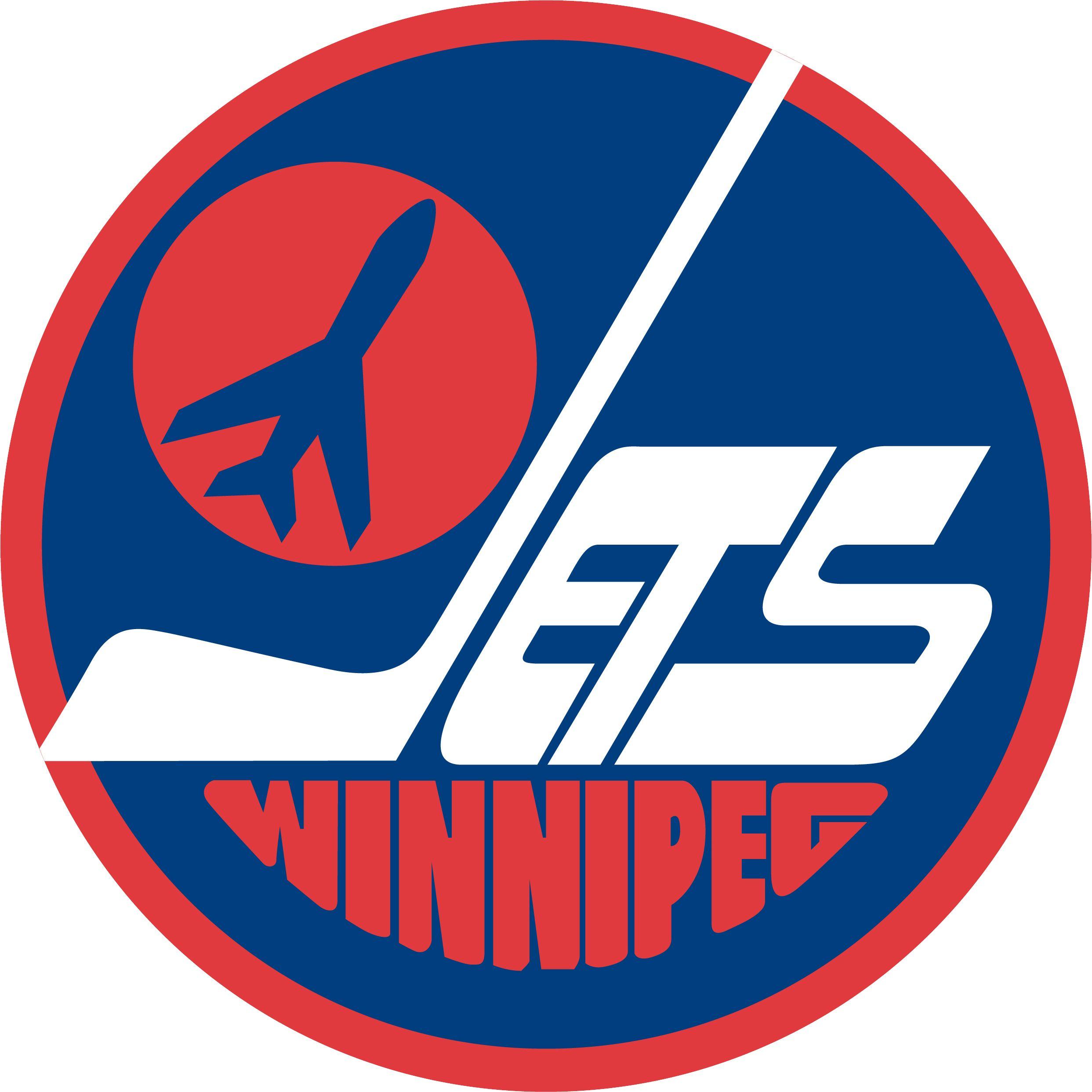 Red Jet Logo - Winnipeg jets Logos
