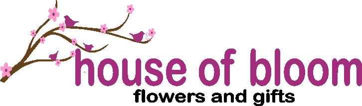 Flowers Bloom Logo - Ontario-Florist, House of Bloom-Wingham