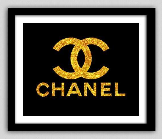 Channel Fashion Logo - INSTANT DOWNLOAD Chanel Fashion Logo Printable 8x10