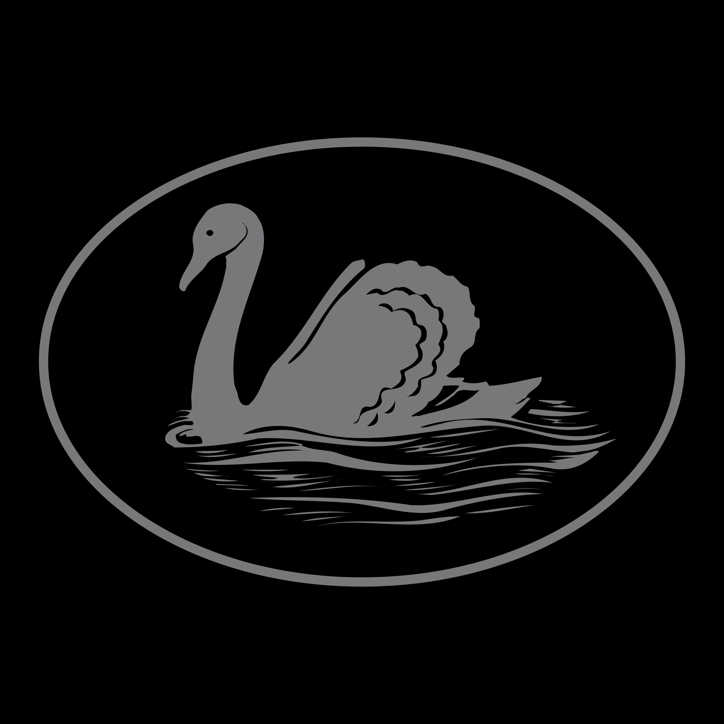 Gray Swan Logo - Black Swan Logo PNG Transparent & SVG Vector - Freebie Supply