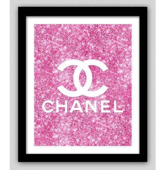 Channel Fashion Logo - INSTANT DOWNLOAD Chanel Fashion Logo Printable 8x10