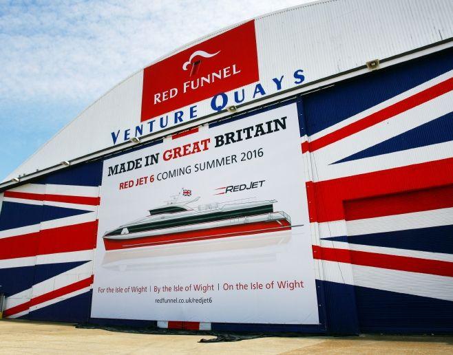 Red Jet Logo - Red Funnel to build a new ferry on the Isle of Wight