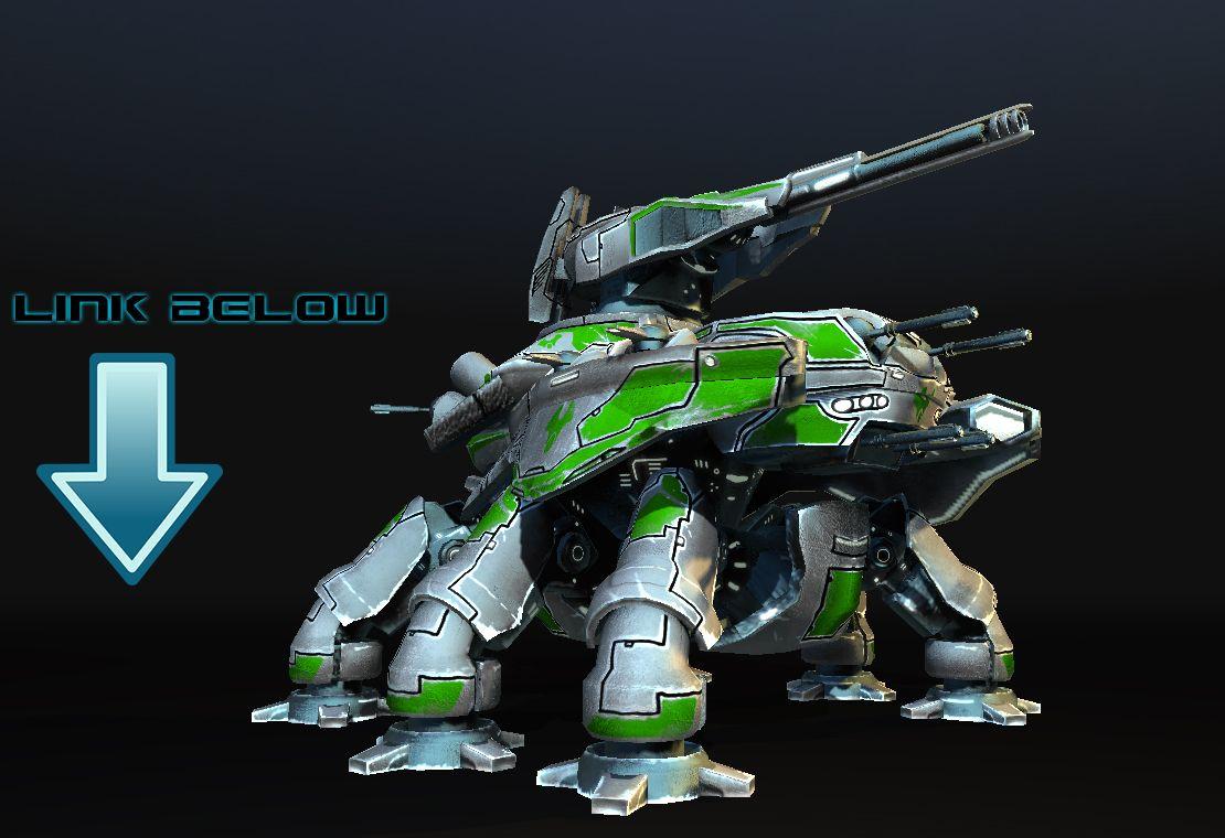 Supreme Commander 2 Uef Logo - Aeon walker 3d Render image - Revamp Expansion Mod (RVE) for Supreme ...