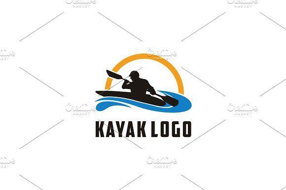 Kayak Logo - Simple Modern Kayak logo design ~ Logo Templates ~ Creative Market
