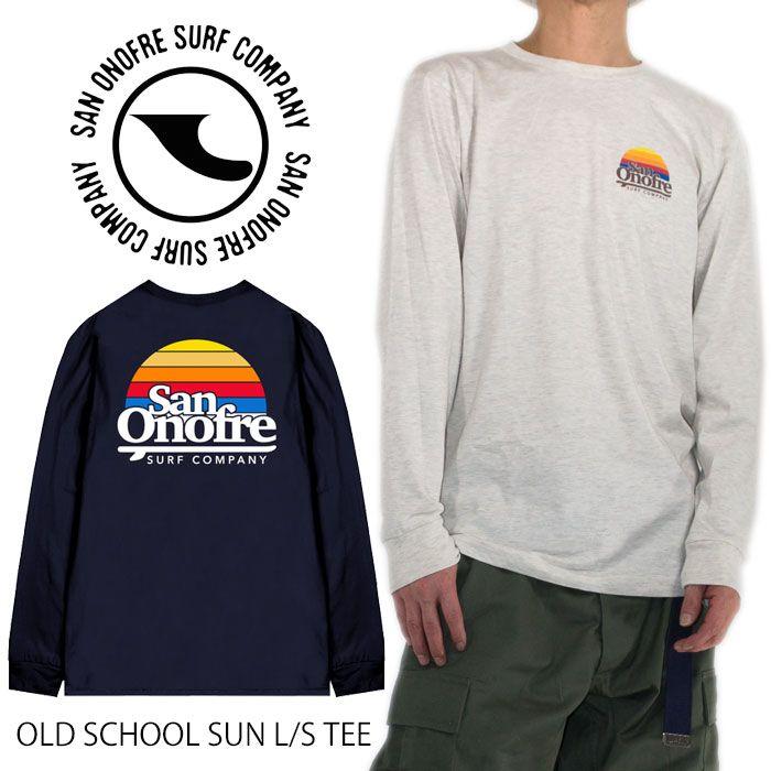 Old Surf Company Logo - PLAYERZ: San Onofre Surf Company Logo T Shirt Long Sleeves T Shirt