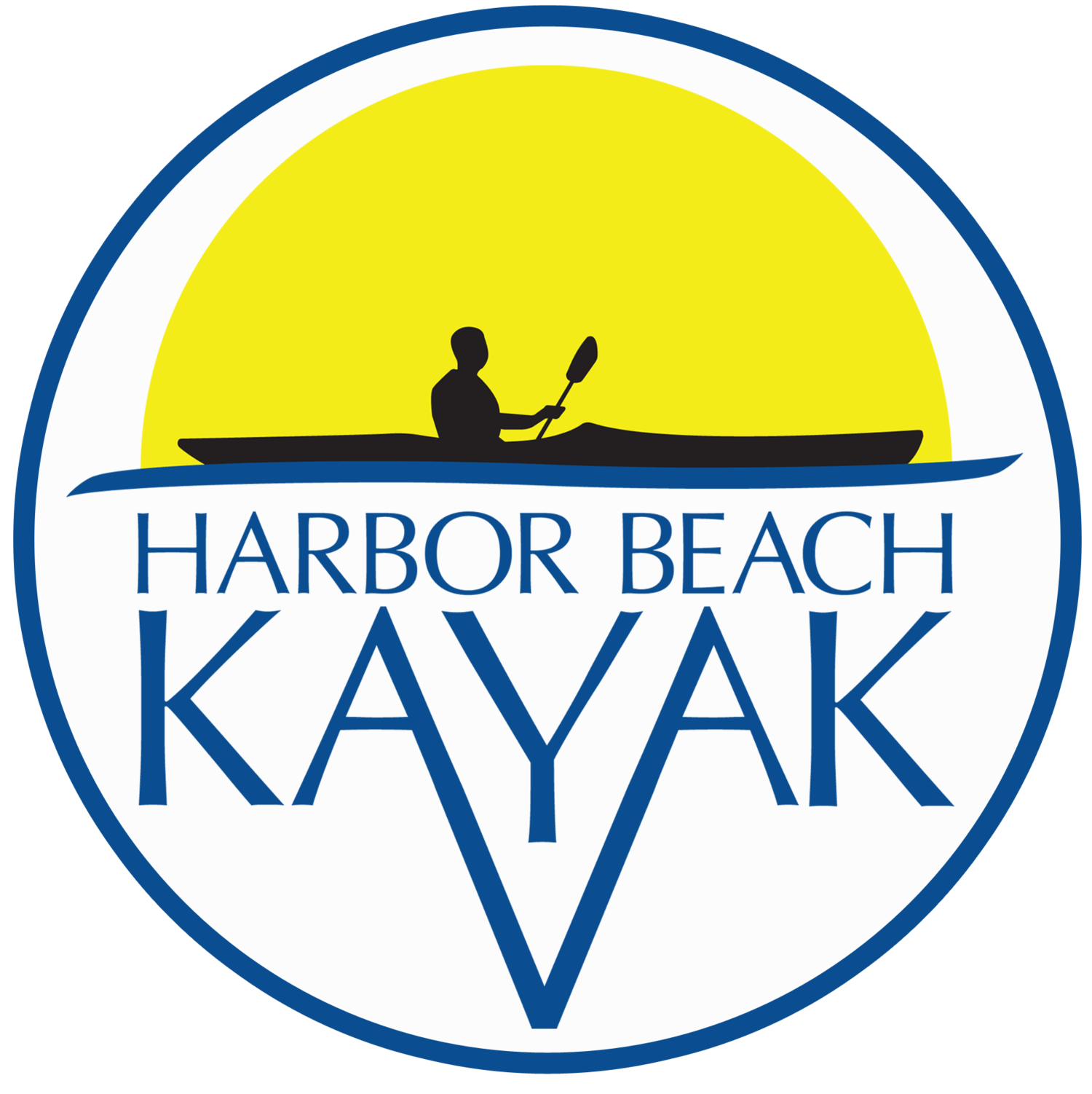 Kayak Logo - Harbor Beach Kayak