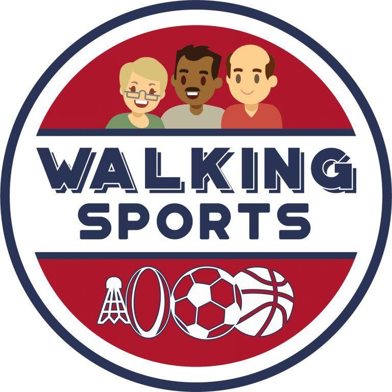 Red Oval Sports Logo - Walking Badminton