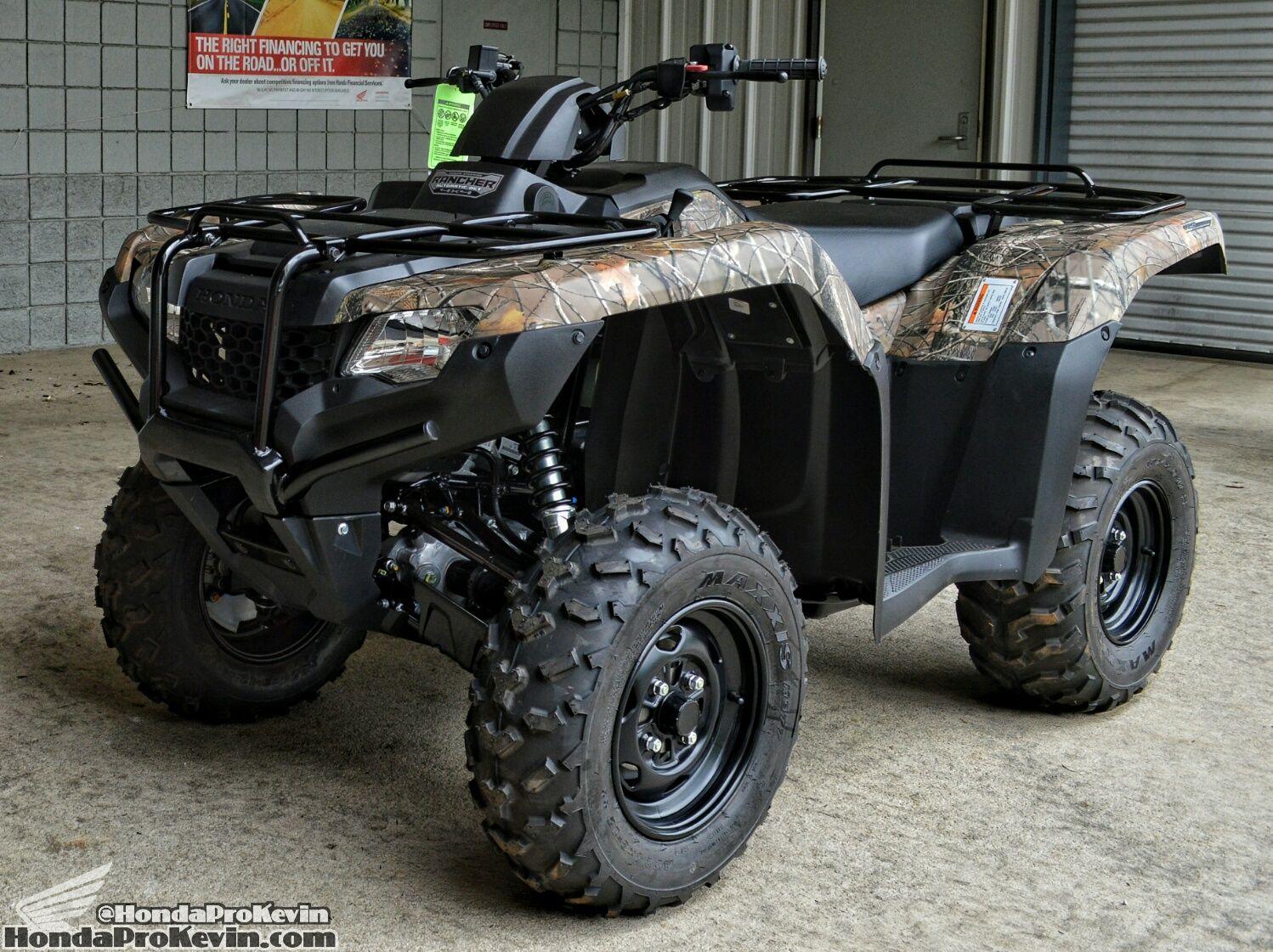 Camo Honda Logo - Honda Rancher 420 DCT / IRS ATV Review & Specs