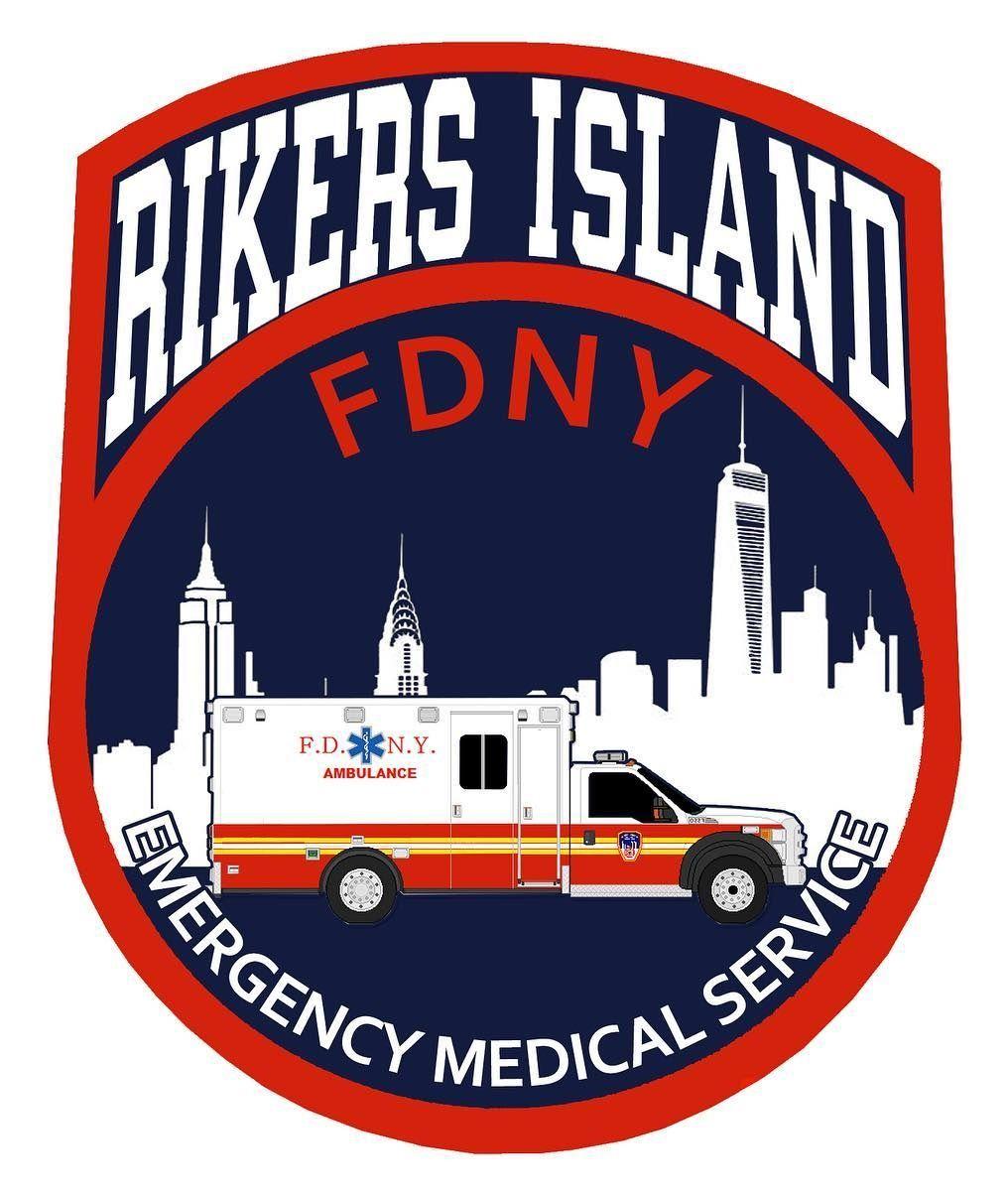 EMS Safety Service Logo - FDNY Rikers Island EMS | F.D.N.Y. | Firefighter, Fire department, Ems