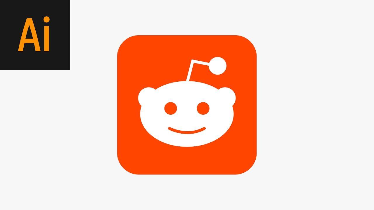 Reddit App Logo - Design the Reddit App Icon Illustrator Tutorial