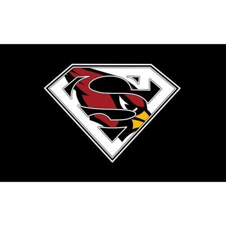 Cardinals Superman Logo - Arizona Cardinals Flag 3'x5' Superman – GotItHere.com