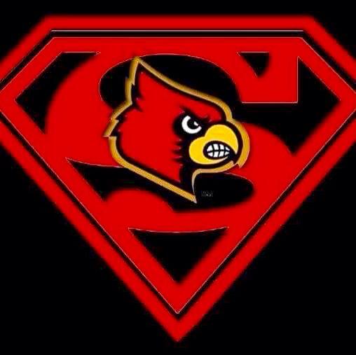 Cardinals Superman Logo - Cards is always my superman | The ville | Louisville basketball ...