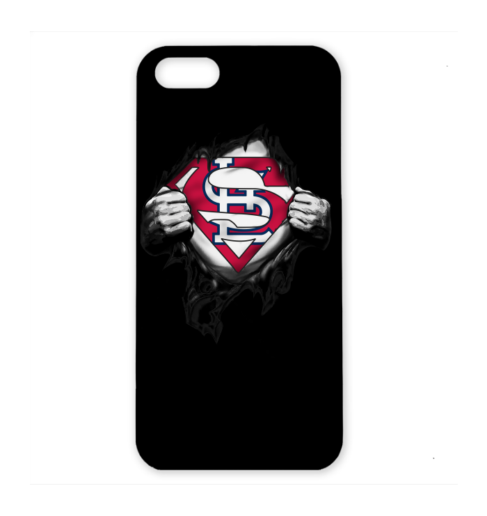 Cardinals Superman Logo - DC Superman logo Cardinals - Sports Apparel, Jerseys and Fan Gear at ...