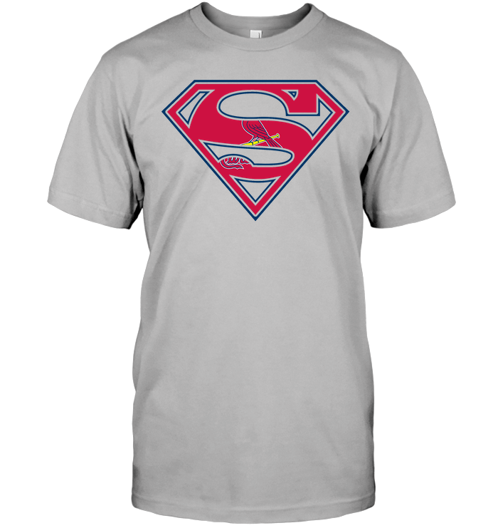 Cardinals Superman Logo - Superman: St. Louis Cardinals T-Shirt - Buy T-Shirts | TeeNaviSport