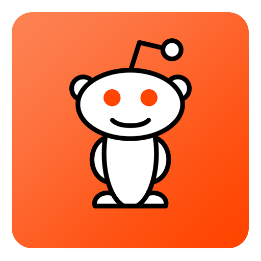 Reddit App Logo - Reddit Icon | Flat Gradient Social Iconset | limav