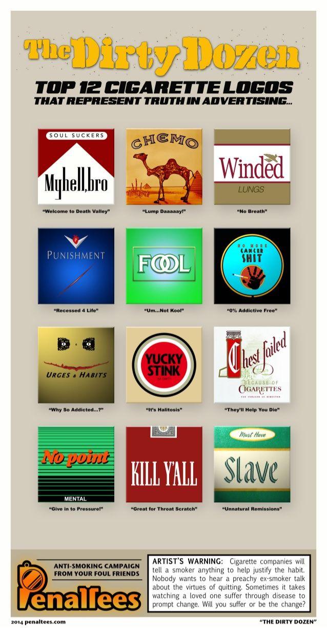 Tobacco Industry Logo - Cigarette Logos that Represent Truth in Tobacco Advertising