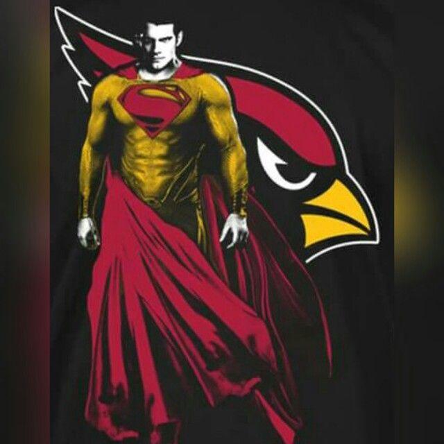 Cardinals Superman Logo - Arizona Cardinals Superman 4/16 #BirdGang #AZLadyBirds | Arizona ...