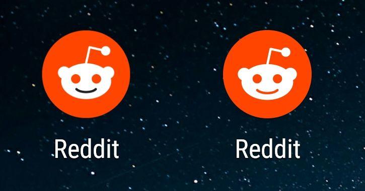 Reddit App Logo - Left: Reddit browser icon. Right: official Reddit app icon ...