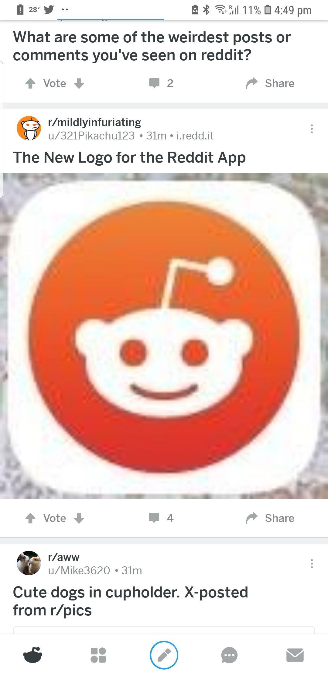 Reddit App Logo - Everyone posting about the new reddit app icon on this subreddit
