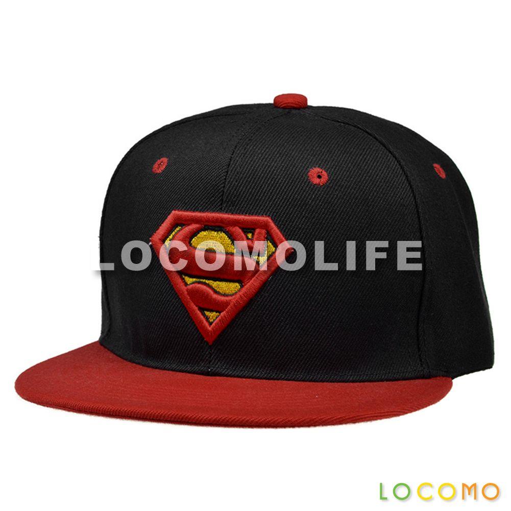 Cardinals Superman Logo - Men Women Embroidered Superman Logo Snapback Baseball Cap Black ...