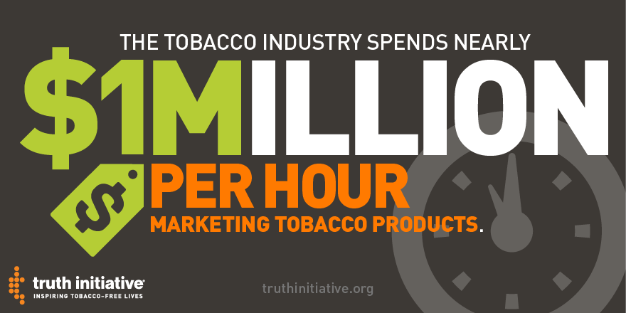Tobacco Industry Logo - Big Tobacco spends nearly $1 million/hr on marketing and promotion