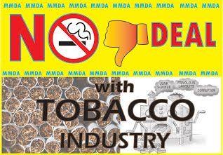 Tobacco Industry Logo - NO DEAL With TOBACCO INDUSTRY