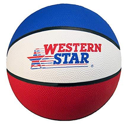 Offical Western Star Logo - Amazon.com : Western Star Basketball Official Size RED White