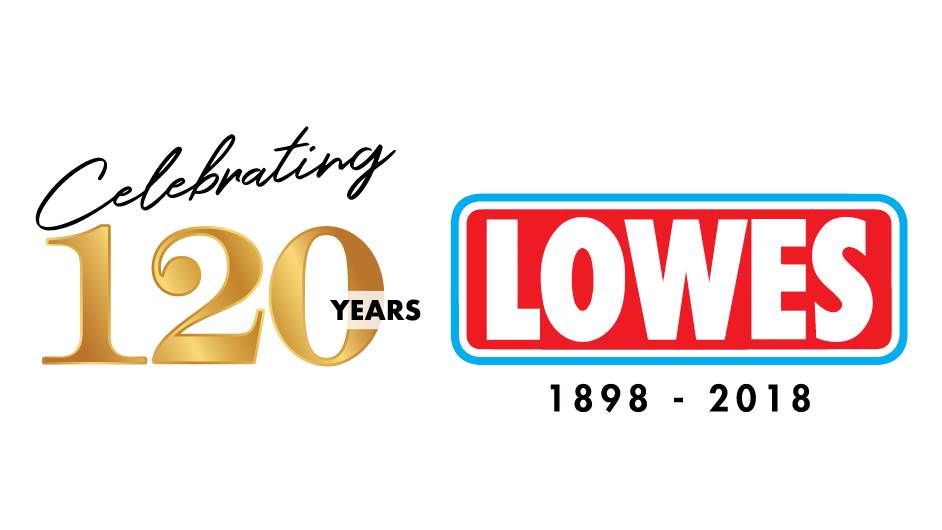 Lowe's Graphics Logo - Bathurst City Centre. Lowes is celebrating 120 years in retail