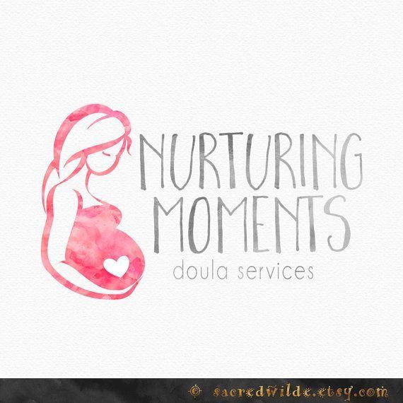 Mother Logo - Pregnant Mother Logo Design Mother and Child by SacredWilde ...