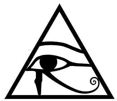 Black and White Triangle with Eye Logo - The Meanings of Ancient and Modern Egyptian Symbols