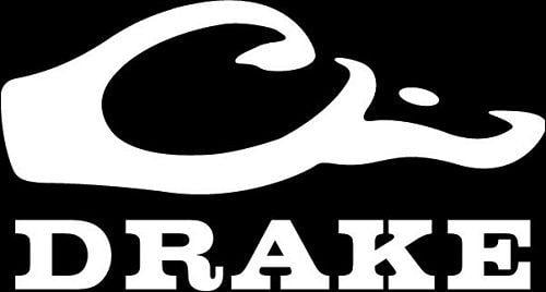 Drake Black and White Logo - Drake Waterfowl Systems Logo Decal - Solid Colors